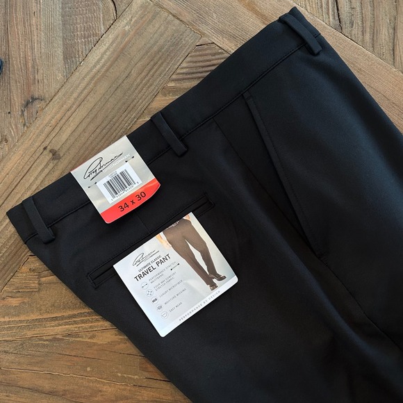 Greg Norman Other - Greg Norman Mens Ultimate Classic Travel Pant Black 34x30 Stretch Golf NWT